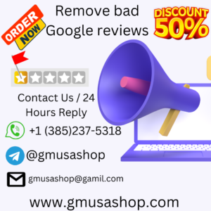 Remove bad Google reviews