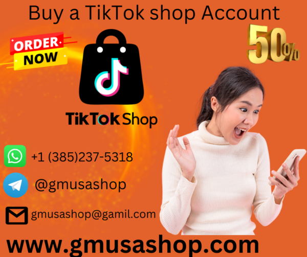 Buy a TikTok shop Account